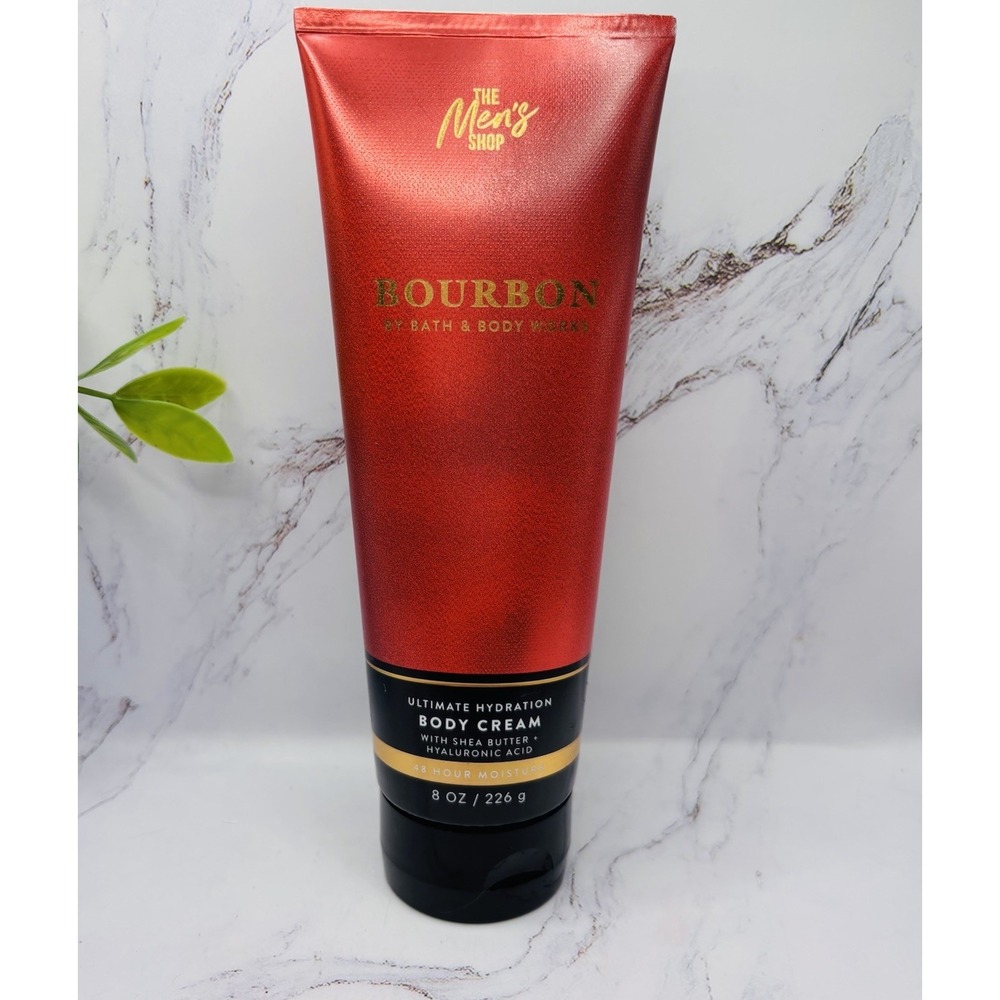 Bath & Body Works Bourbon Men's Collection Body Cream for Men 8 oz New‎